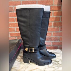 Vince Camuto - Extra Wide - Gini Black Riding Boot Sz.8